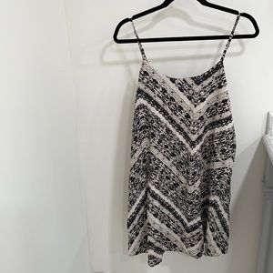 Mossimo- Tan/Black strap dress